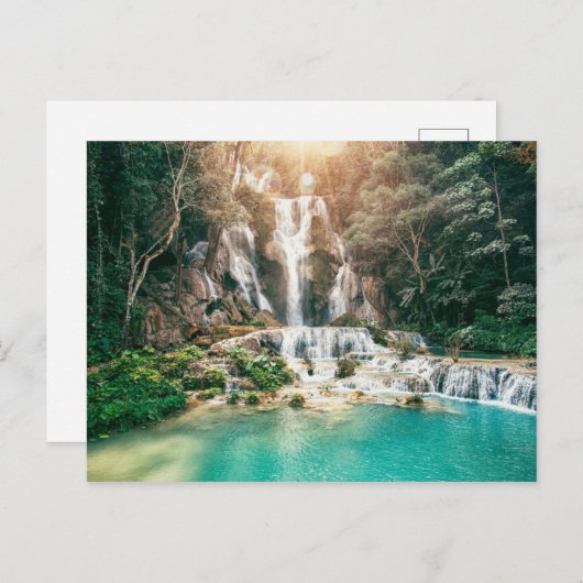 Kuang Si Herfsten| Luang Prabang Briefkaart (Voorkant / Achterkant)