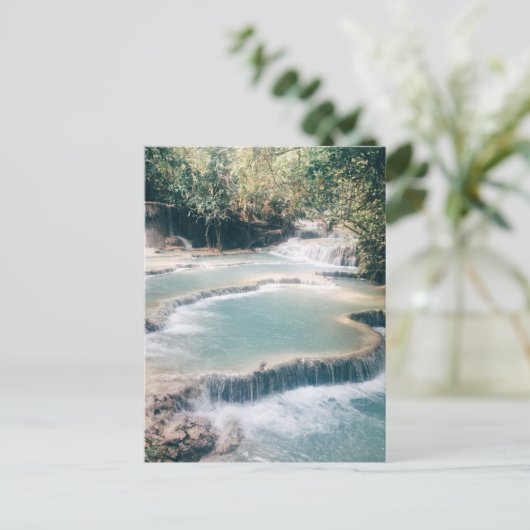 Kuang Si Herfsten - Luang Prabang - Laos Briefkaart (Staand voorkant)