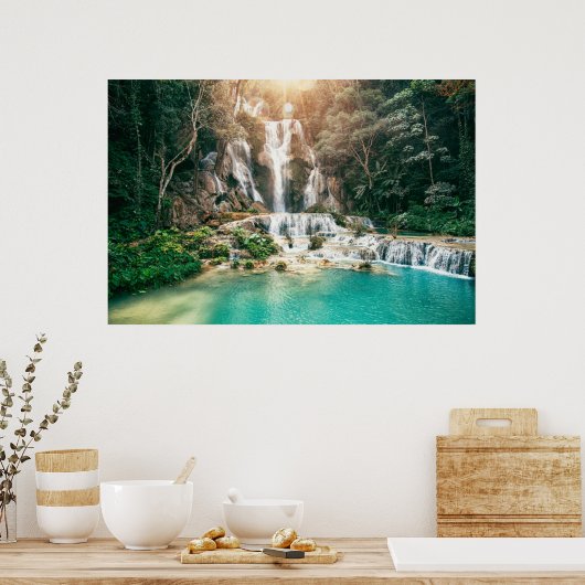 Kuang Si Herfsten| Luang Prabang Poster (Keuken)