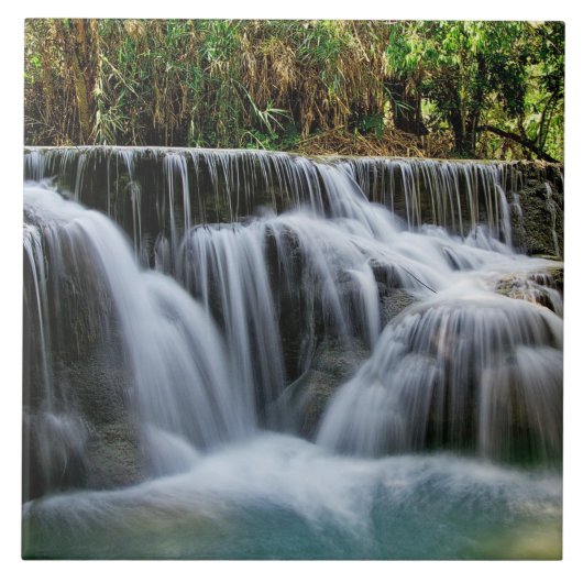 Kuang Si-watervallen, Laos Tegeltje (Voorkant)