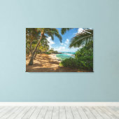 Kuau Cove Beach | Maui, Hawaii Canvas Afdruk (Insitu (Houten vloer))