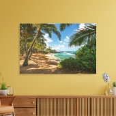 Kuau Cove Beach | Maui, Hawaii Canvas Afdruk (Insitu (Woonkamer))