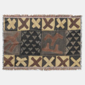 Kuba Cloth Throw Blanket Deken (Voorkant)
