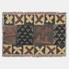 Kuba Cloth Throw Blanket Deken