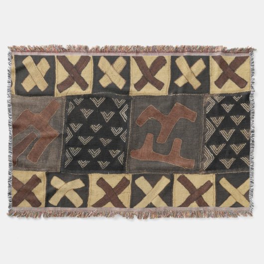 Kuba Cloth Throw Blanket Deken (Voorkant)