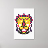 Kuba Mask Canvas Afdruk (Voorkant)
