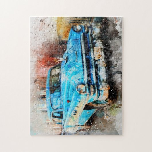 Kuba - Oldtimer Legpuzzel (Verticaal)