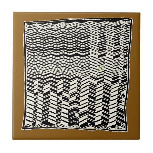 Kuba-stamontwerpen Tegeltje (Voorkant)