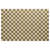 Kuba Style Pattern 071019 (01) - B&W on Gold Stof (Yard (91,4 cm))