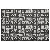 Kuba Style Pattern 071019 - Zwart-wit Stof (Fat Quarter)