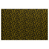 Kuba Style Pattern 121019 - Amber on Black Stof (Yard (91,4 cm))