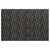 Kuba Style Pattern 121019 - White en Black Stof (Yard (91,4 cm))