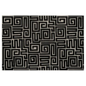 Kuba Style Pattern 280922 - zwart Stof (Fat Quarter)
