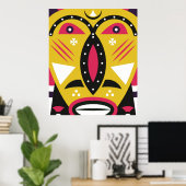 Kuba Tribal Poster (Thuiskantoor)