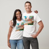 Kuba Vintage Reisposter T-shirt (Unisex)
