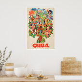 Kubaanse Kunst Cuba Reisposter Havana Print (Keuken)