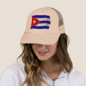 Kubaanse Vlag Hoed Trucker Pet (In situ)