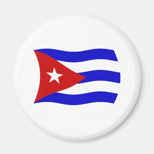 Kubaanse Vlag Magneet (Voorkant)