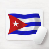 Kubaanse Vlag Muismat (Met muis)