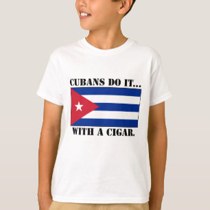 Kubanen doen het... Met een sigaar. T-shirt
