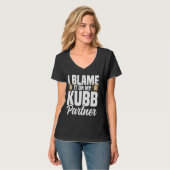 Kubb King Viking schaaklegende gazon spel set Kubb T-shirt (Voorkant volledig)