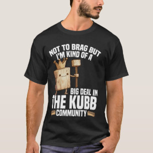 Kubb King Viking Schaakspeler Gazonspel Set Kubb T-shirt