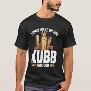 Kubb Legend Viking Schaakliefhebber Gazon Game Set T-shirt