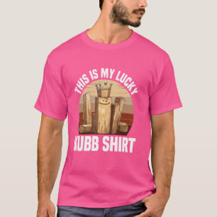 Kubb speler Viking schaken minnaar gazon spel set T-shirt