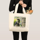Kubbb's op een muur grote tote bag (Voorkant (product))