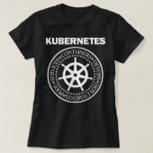 Kubernetes devooit programmeercontainer docker t-shirt (Design voorkant)