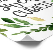 Kubicle, kantoor decor poster (Hoek)