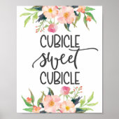 Kubicle, kantoor decor poster (Voorkant)