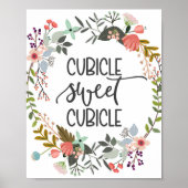 Kubicle, kantoor decor poster (Voorkant)
