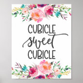 Kubicle, kantoor decor poster (Voorkant)