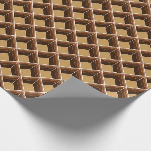 Kubicle Patroonpapier Cadeaupapier (Hoek)