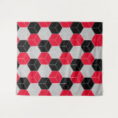 Kubiek 3D-patroon Wandkleed (Voorkant (horizontaal))