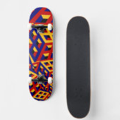 Kubisch patroon skateboard (Voorkant)