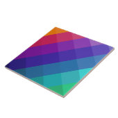 Kubische kleuren tegeltje (Zijkant)