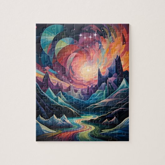 Kubisme 02 legpuzzel (Verticaal)