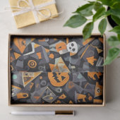 Kubisme Halloween Tissuepapier (Geschenk)