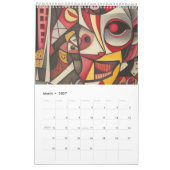 Kubisme in de stijl van Picasso. 2024 Kalender (Mar 2027)