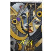 Kubisme in de stijl van Picasso. 2024 Kalender (Hoes)