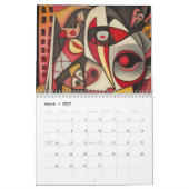 Kubisme in de stijl van Picasso. 2025 Kalender (Mar 2027)