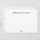  kubisme kunst stijlvol abstract elke gelegenheid feestdagenkaart (Achterkant)