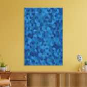 Kubisme Patroon Abstract Canvas Kunst (Insitu (Woonkamer))
