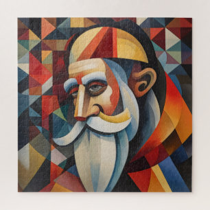 Kubisme Sinterklaas Legpuzzel