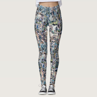 kubisme verdraaiing leggings
