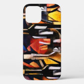 Kubisme Wijn Thema's: Flessen & Druiven Case-Mate iPhone Case (Achterkant)