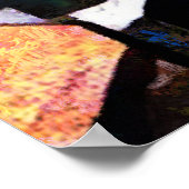 Kubisme Wijn Thema's: Flessen & Druiven Poster (Hoek)