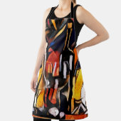 Kubisme Wijn Thema's: Flessen & Druiven Schort (Insitu)